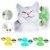 Cat Interactive Toy Massage Brush Pet Windmill Training Turntable